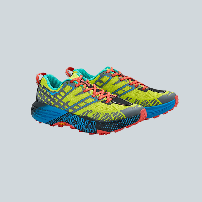 HOKA SPEEDGOAT 2 - CITRUS/HOKA BLUE image 1