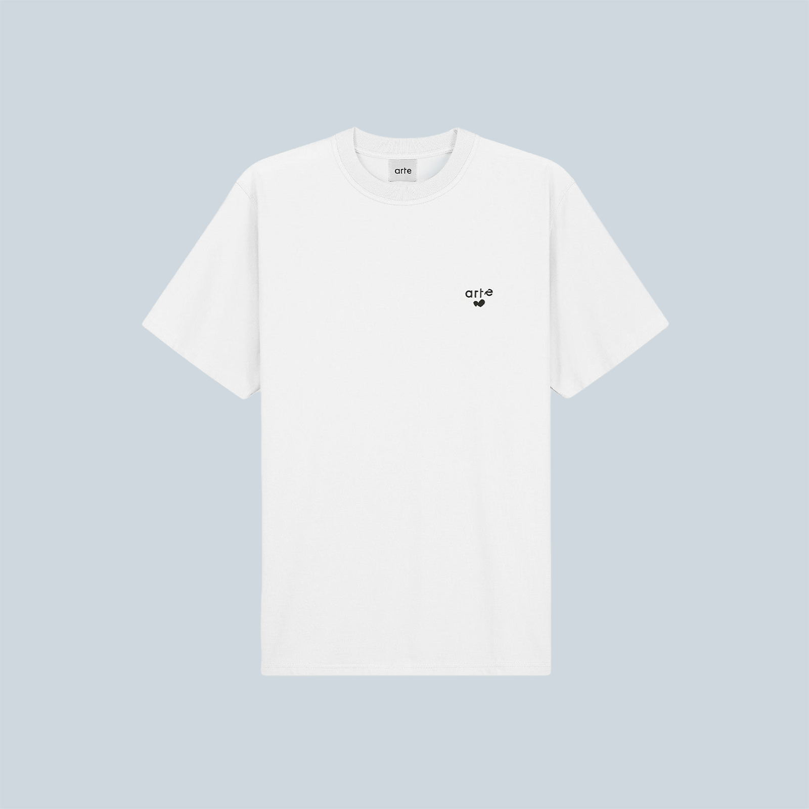HEART LOGO TSHIRT - WHITE