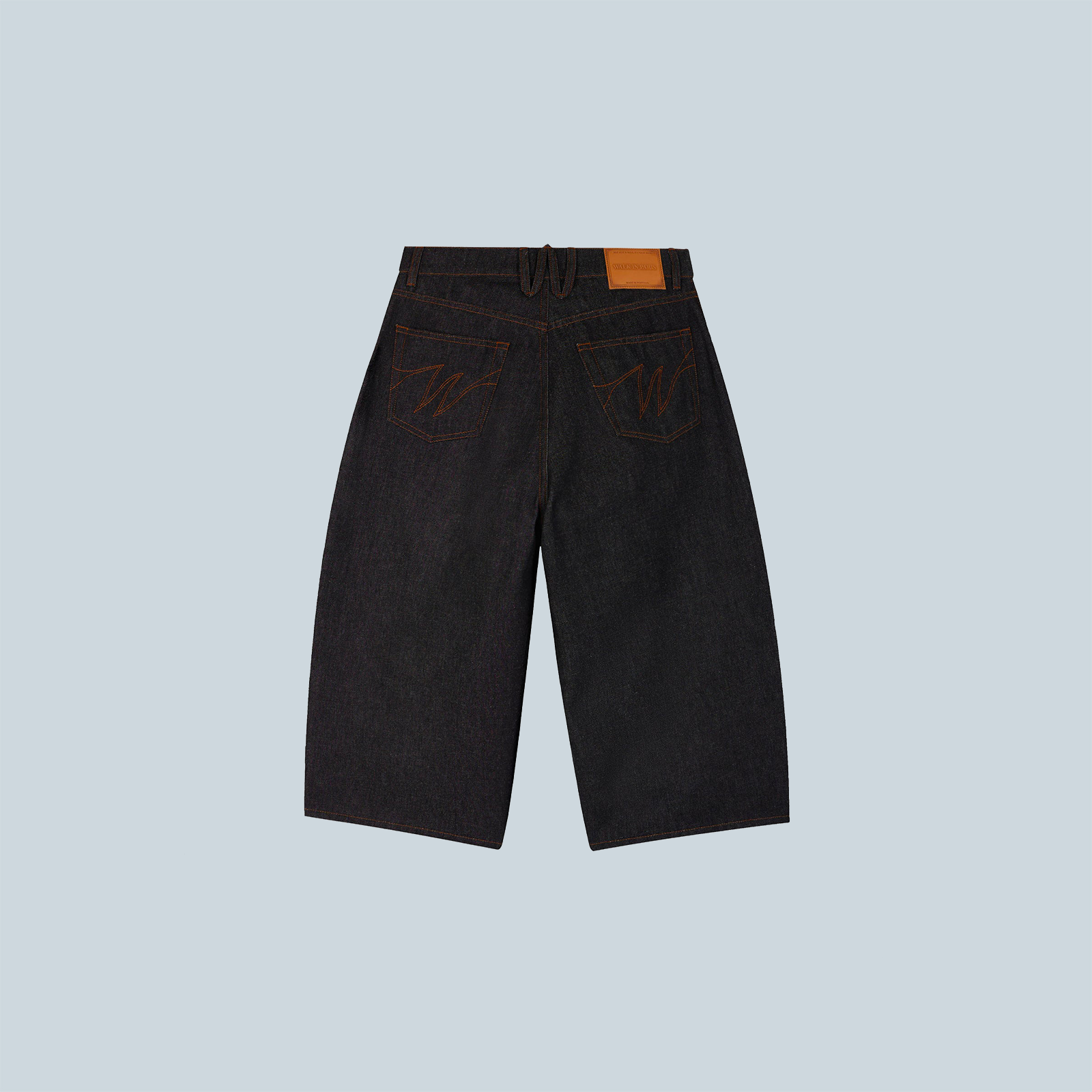 DENIM BALLOON SHORT - RAW