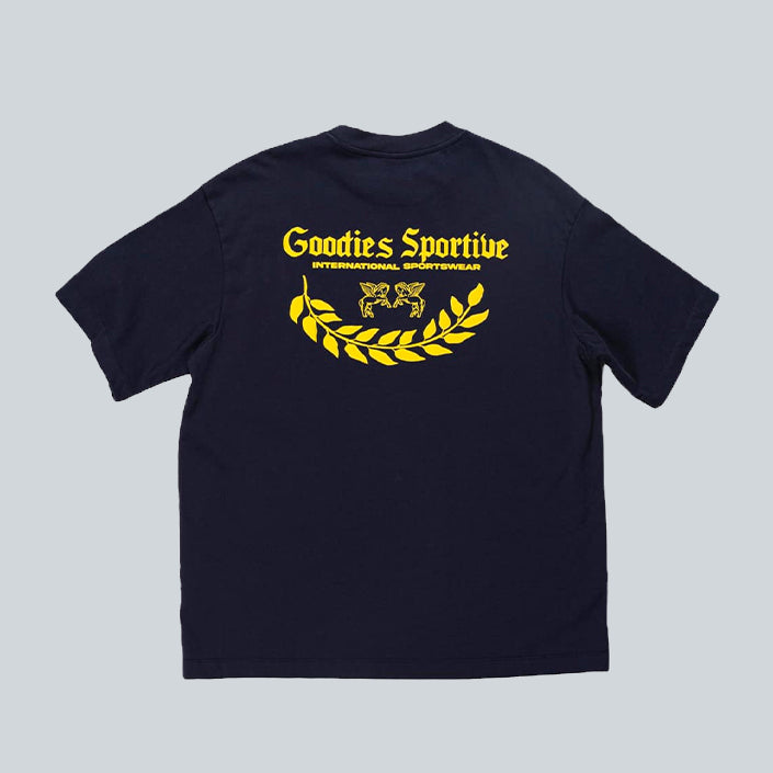 GOODIES SPORTIVE CAESAR TEE - NAVY image 1