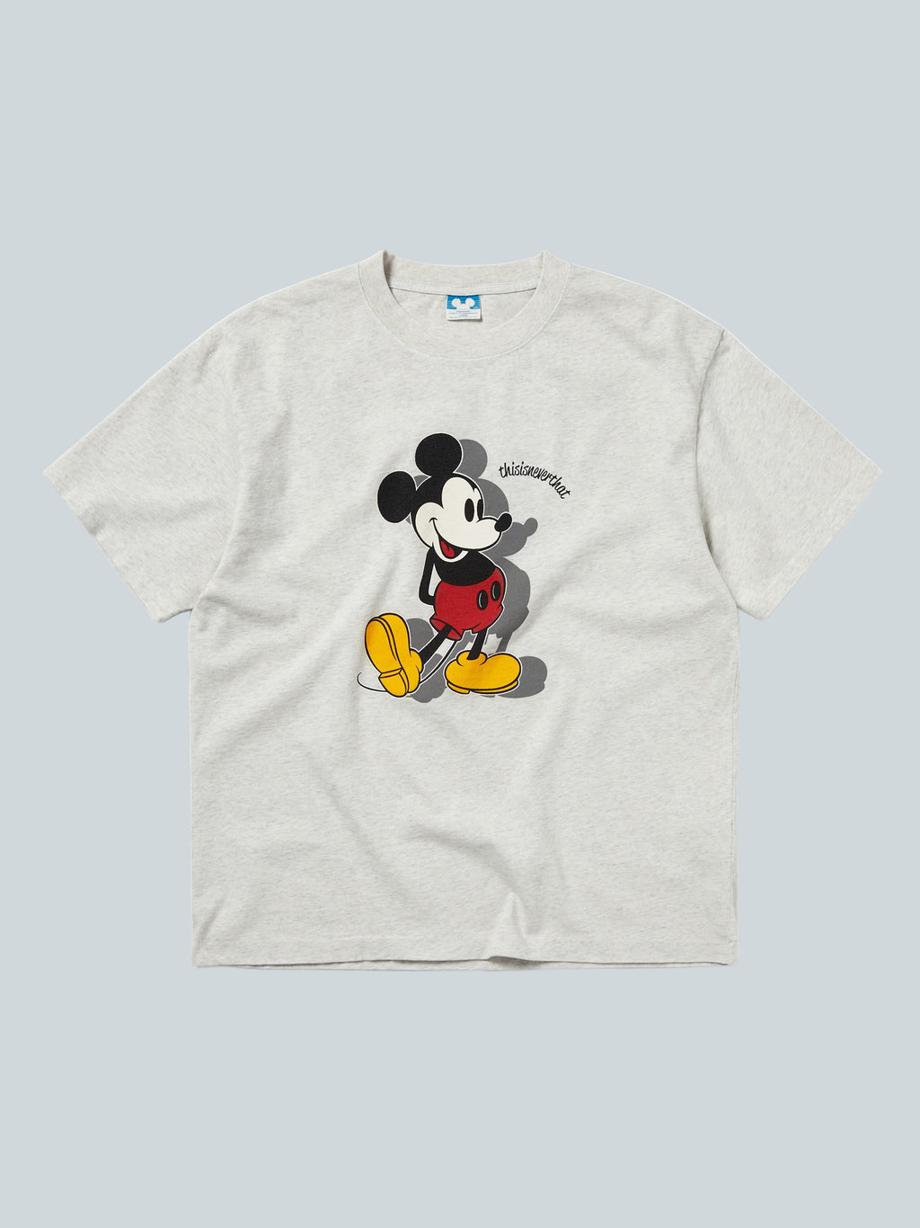 THISISNEVERTHAT X DISNEY MICKEY CLASSIC TEE - HEATHER GREY image 0