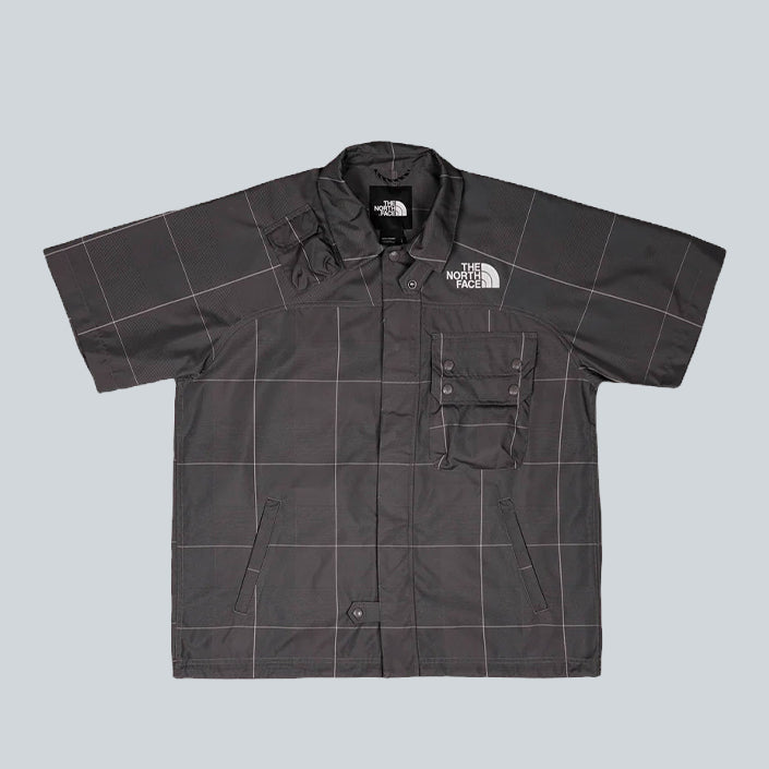 TNF ENERGY SAVING PLAID LS SHIRT - SMOKED PEARL image 0