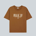 WALK IN PARIS WIP TSHIRT - BROWN image 0