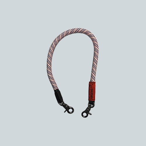 TOPOLOGIE 10MM WRIST STRAP - RED/WHITE/BLUE LATTICE image 0