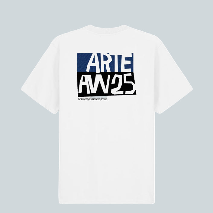 ARTE CUT OUT PRINT T-SHIRT - WHITE image 0