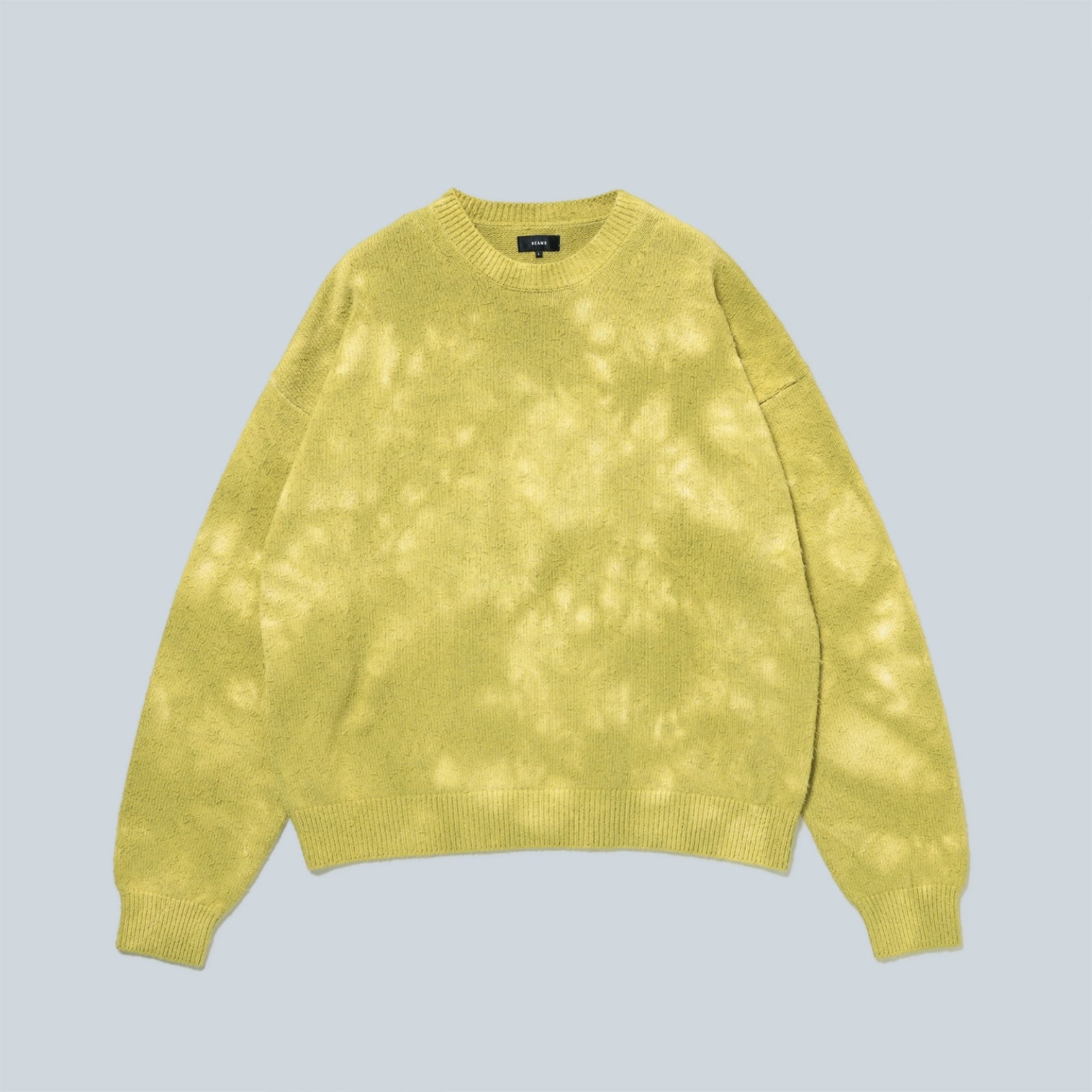 5 GAUGE GARMENT DYE CREW NECK - DUSTY YELLOW