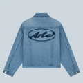 CIRCLE LOGO JEANS JACKET - DENIM BLEACH