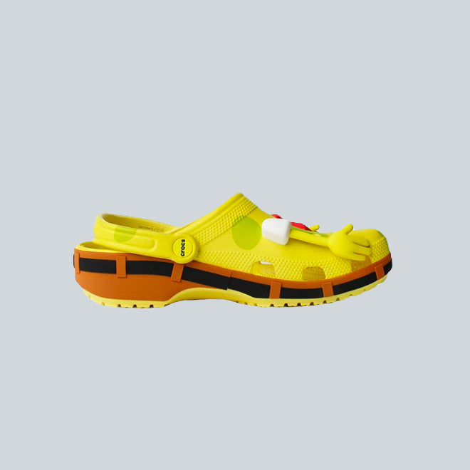 CROCS SPONGEBOB CLASSIC CLOG - BANANA image 0