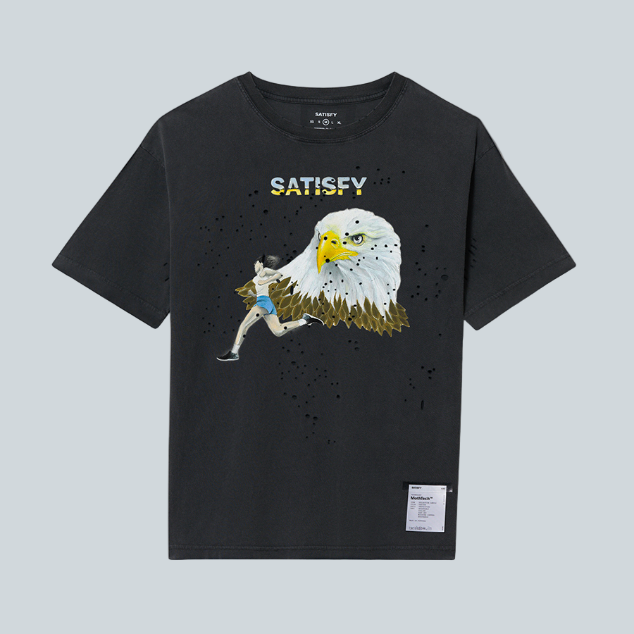 SATISFY MOTHTECH TEE - AGED BLACK image 0