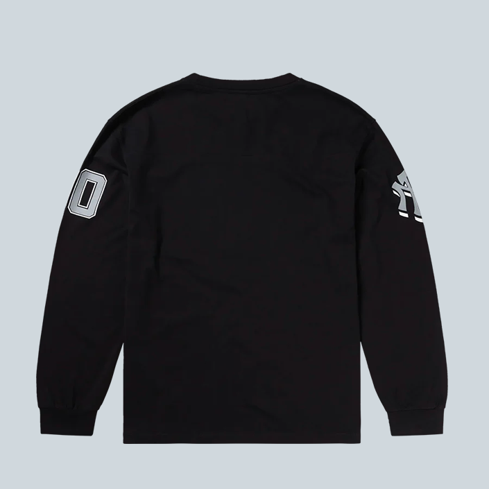 NP00 SPORTS COTTON LS JERSEY - BLACK