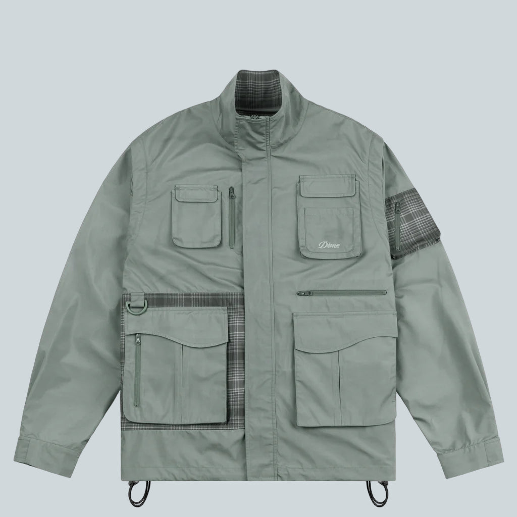DIME MTL FISHING ZIP-OFF JACKET - OLIVE image 0