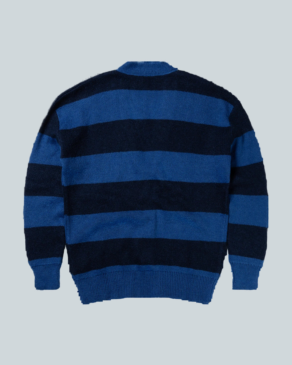 NO PROBLEMO STRIPED MOHAIR OVERSIZED CARDIGAN image 1