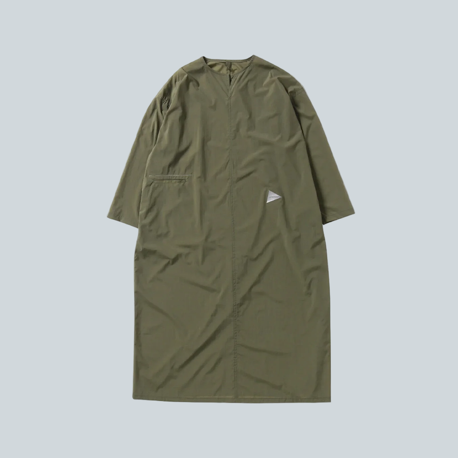 AND WANDER PACKABLE LIGHT DRESS - GREEN image 0
