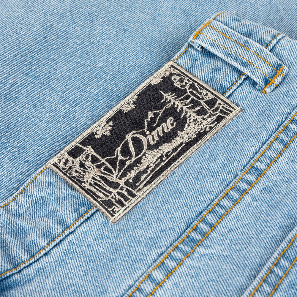 DIME MTL CARPENTER SHORT DENIM - BLUE WASHED image 4