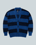 NO PROBLEMO STRIPED MOHAIR OVERSIZED CARDIGAN image 0