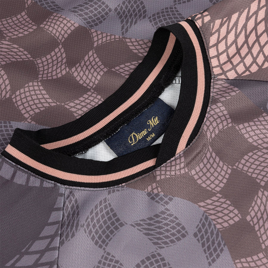 DIME MTL CHECKERED HOME JERSEY - GREY image 2