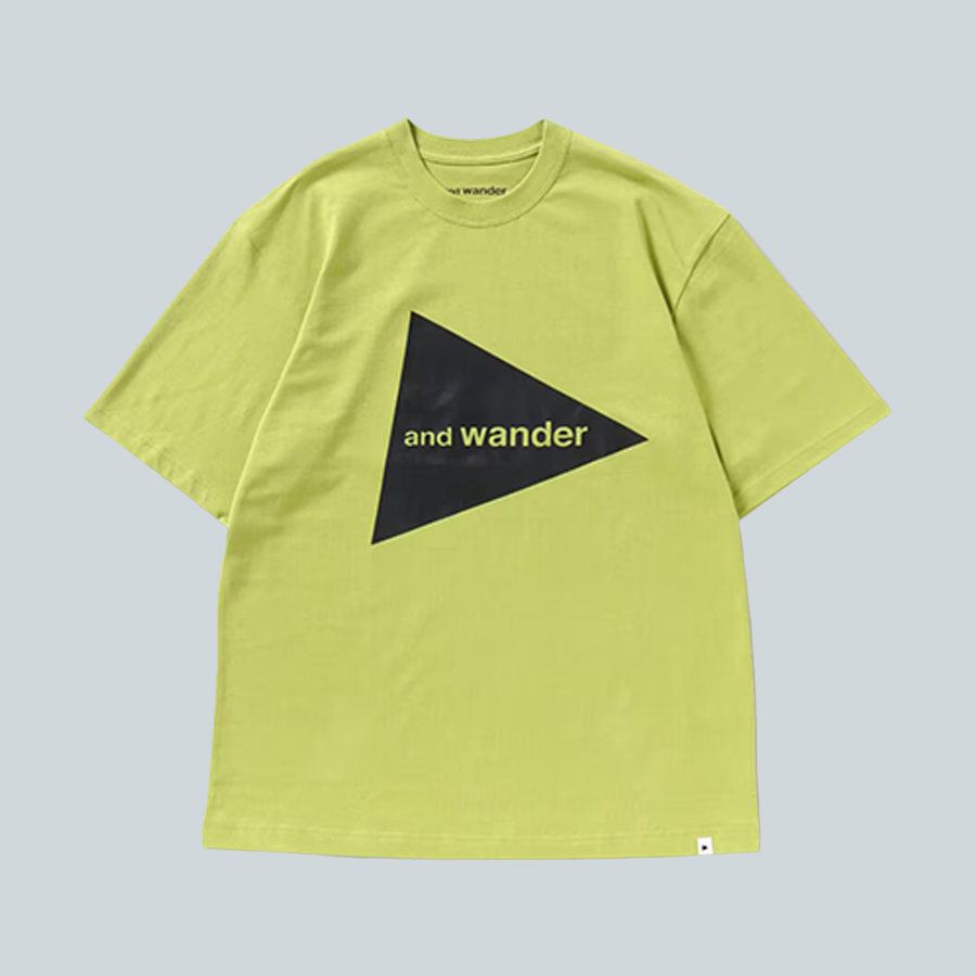 AND WANDER BIG LOGO TEE - GREEN image 0