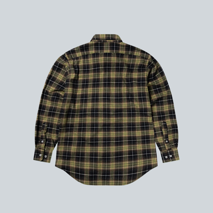 NO PROBLEMO PLAID SHIRT - GREEN image 1