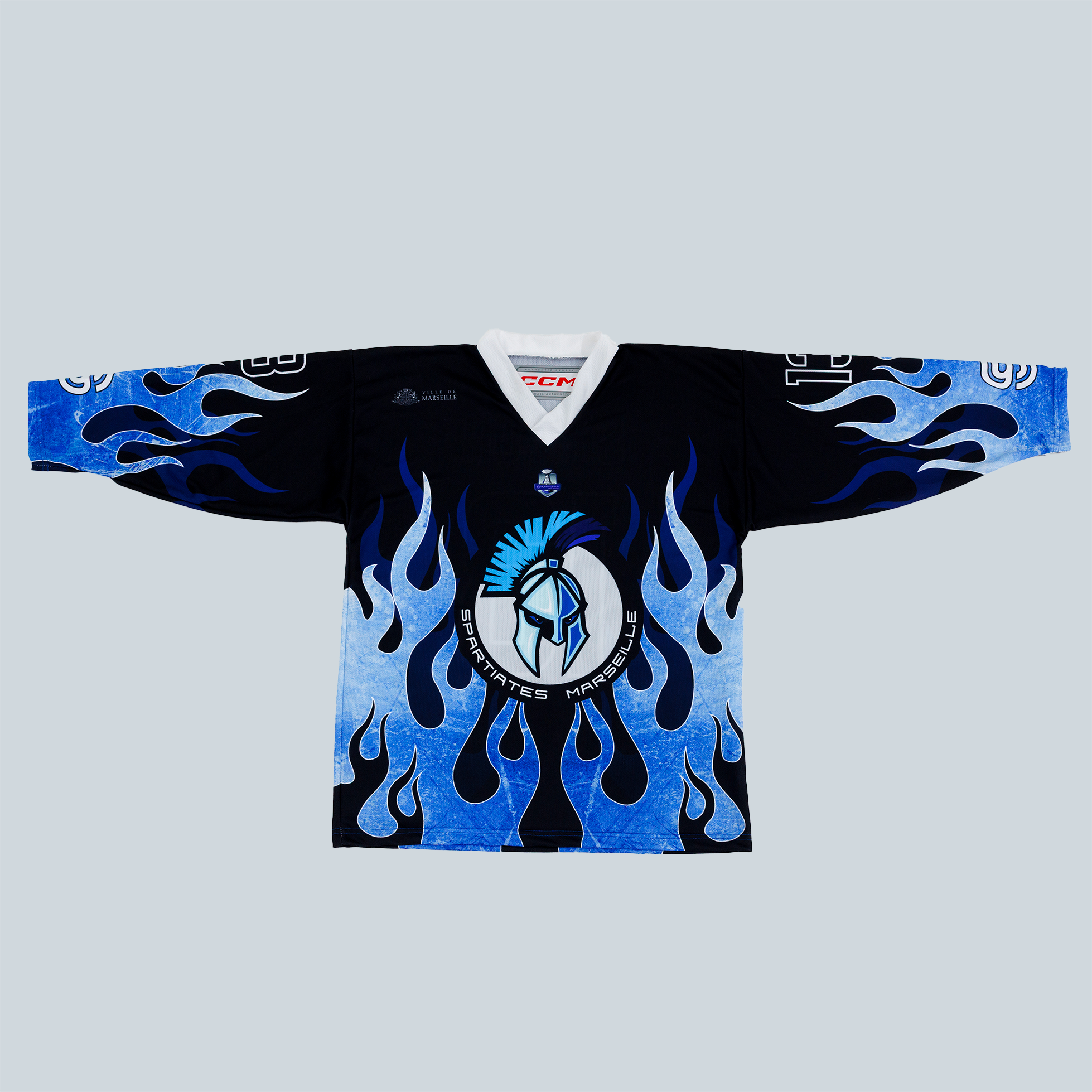HOCKEY JERSEY - BLUE FLAMES