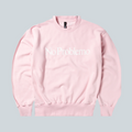 NO PROBLEMO SWEATSHIRT - PALE PINK image 0