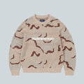 THISISNEVERTHAT T LOGO KNIT SWEATER - CAMO image 0