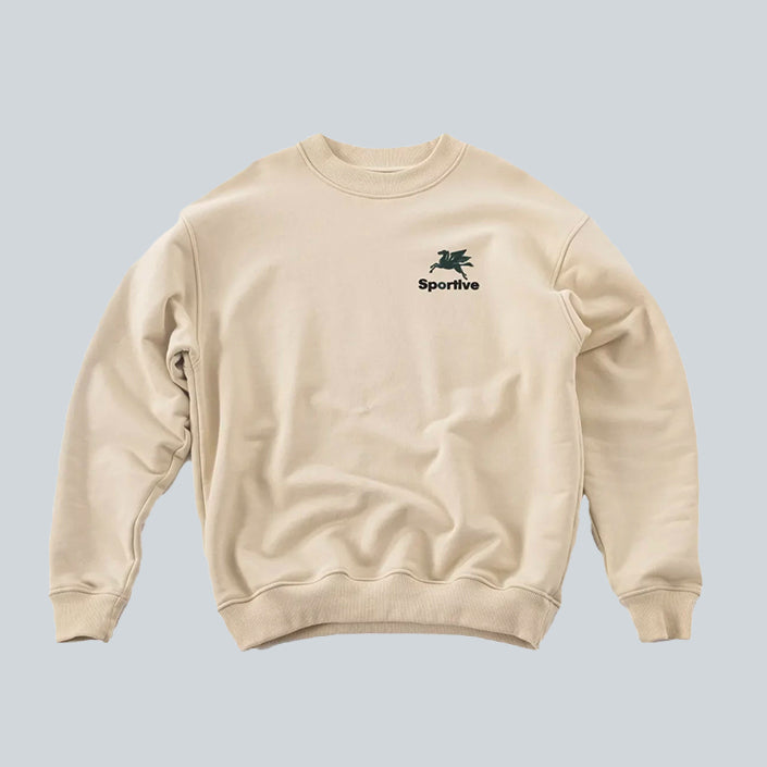 GOODIES SPORTIVE PREMIUM CREWNECK - ECRU image 0