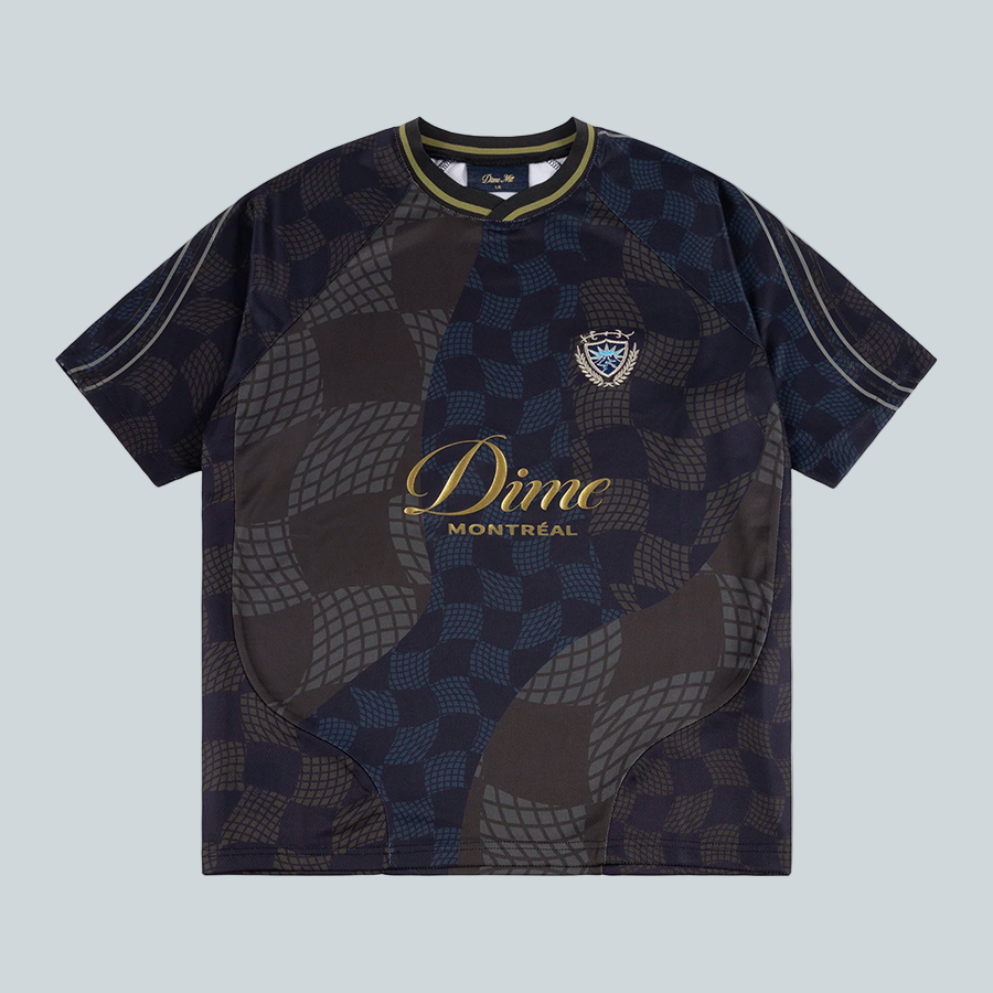 DIME MTL CHECKERED HOME JERSEY - BLACK image 0