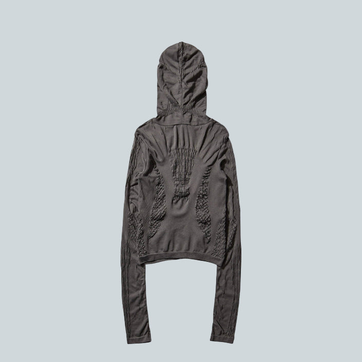 ROA AUNE DRYARN SEAMLESS KNIT TOP - GREY image 1