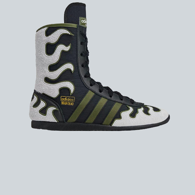 ADIDAS X BRAIN DEAD JAPON HI - CORE BLACK / CRYSTAL WHITE / GOLD METALLIC image 0