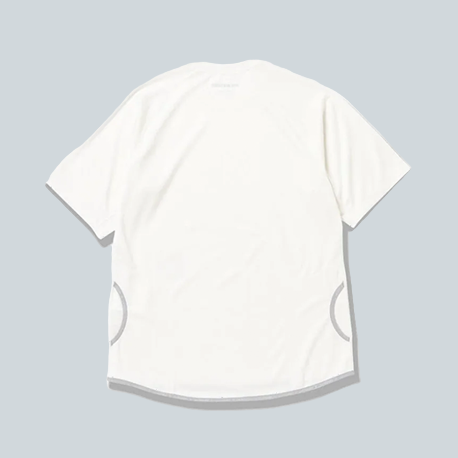 AND WANDER DRY JERSEY RAGLAN SS T - WHITE image 1