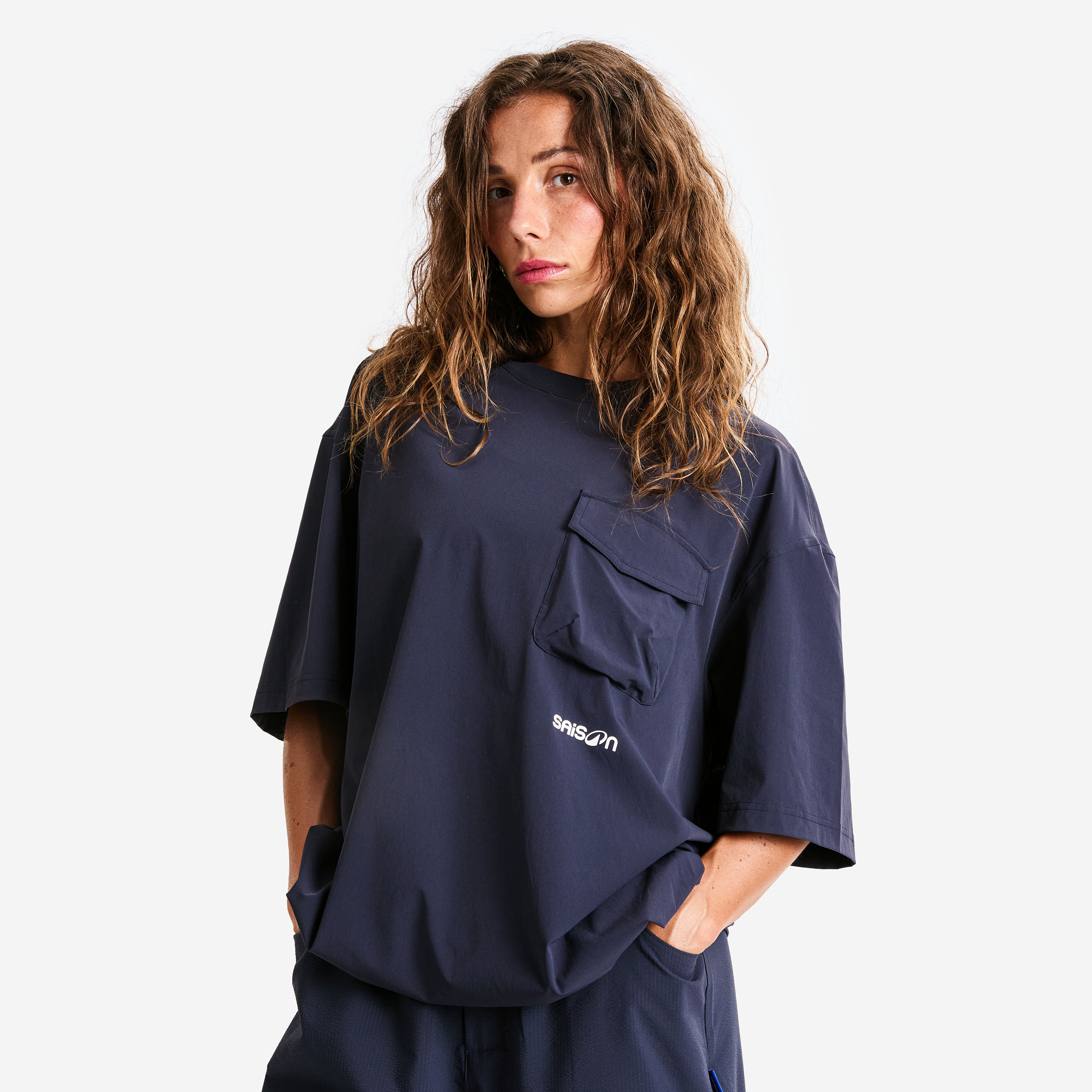 T-SHIRT TOILE SAISON - BLEU