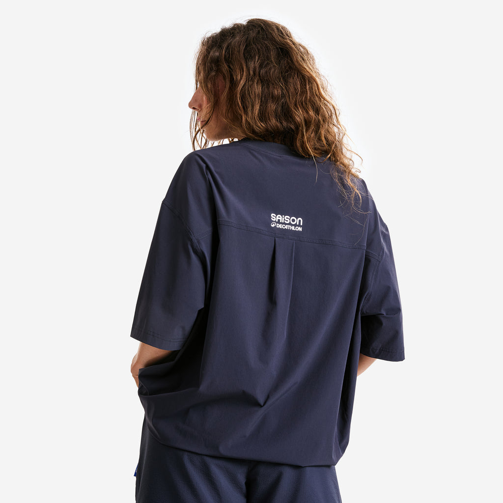 T-SHIRT TOILE SAISON - BLEU
