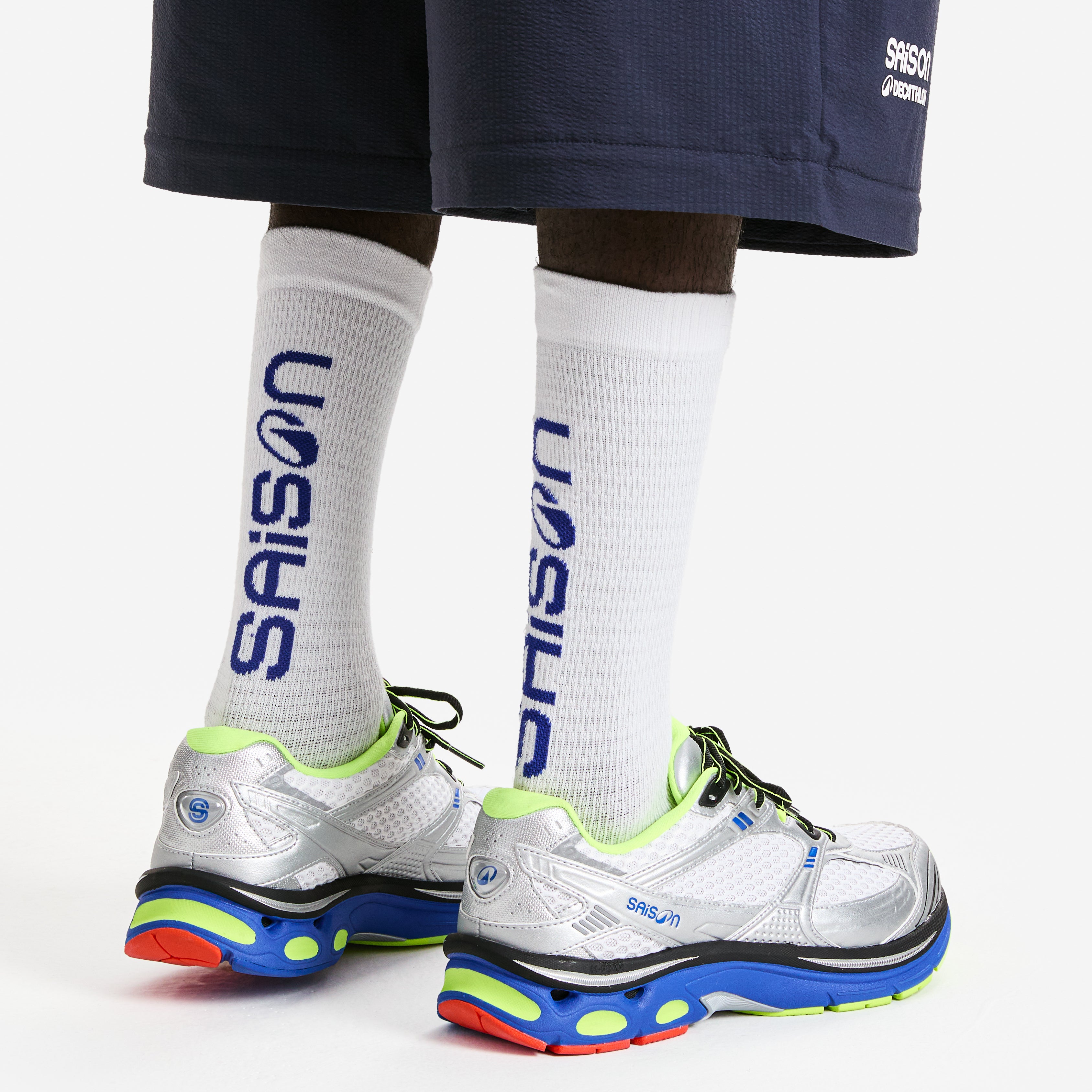 CHAUSSETTES - BLEU / BLANC