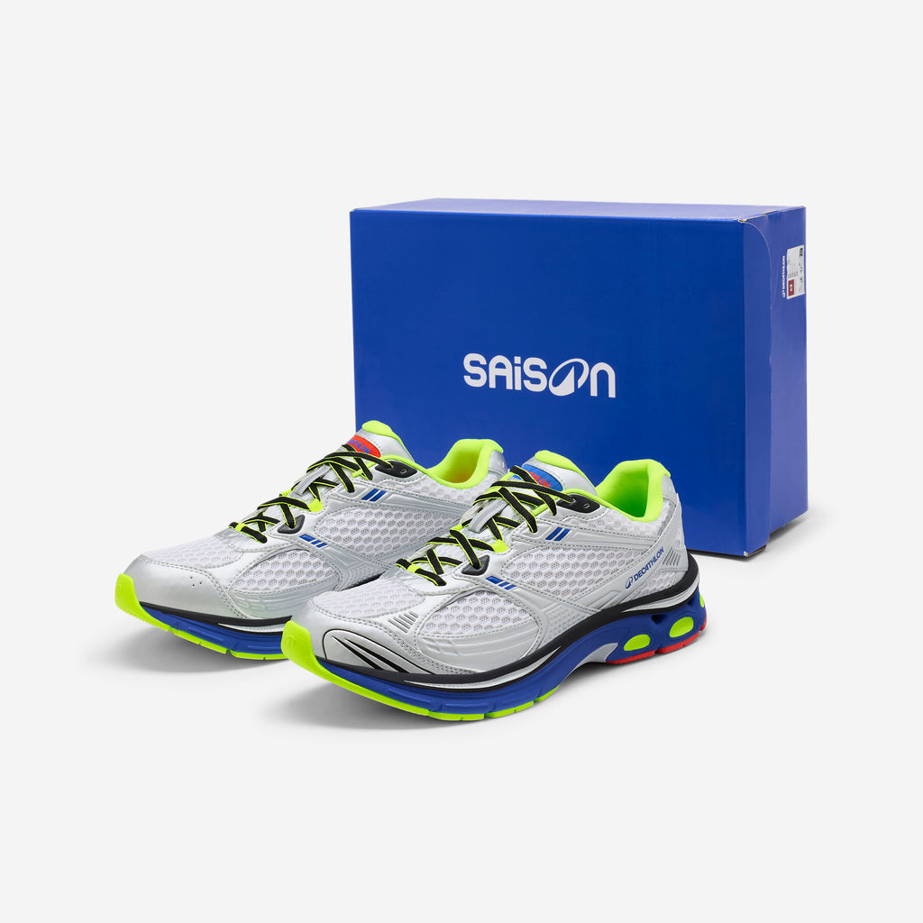 CHAUSSURES RR2K - GRIS / BLEU / JAUNE FLUO