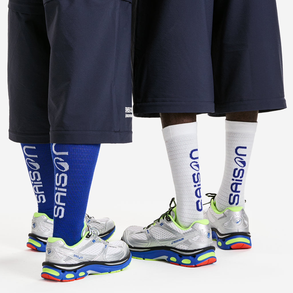 CHAUSSETTES - BLEU / BLANC