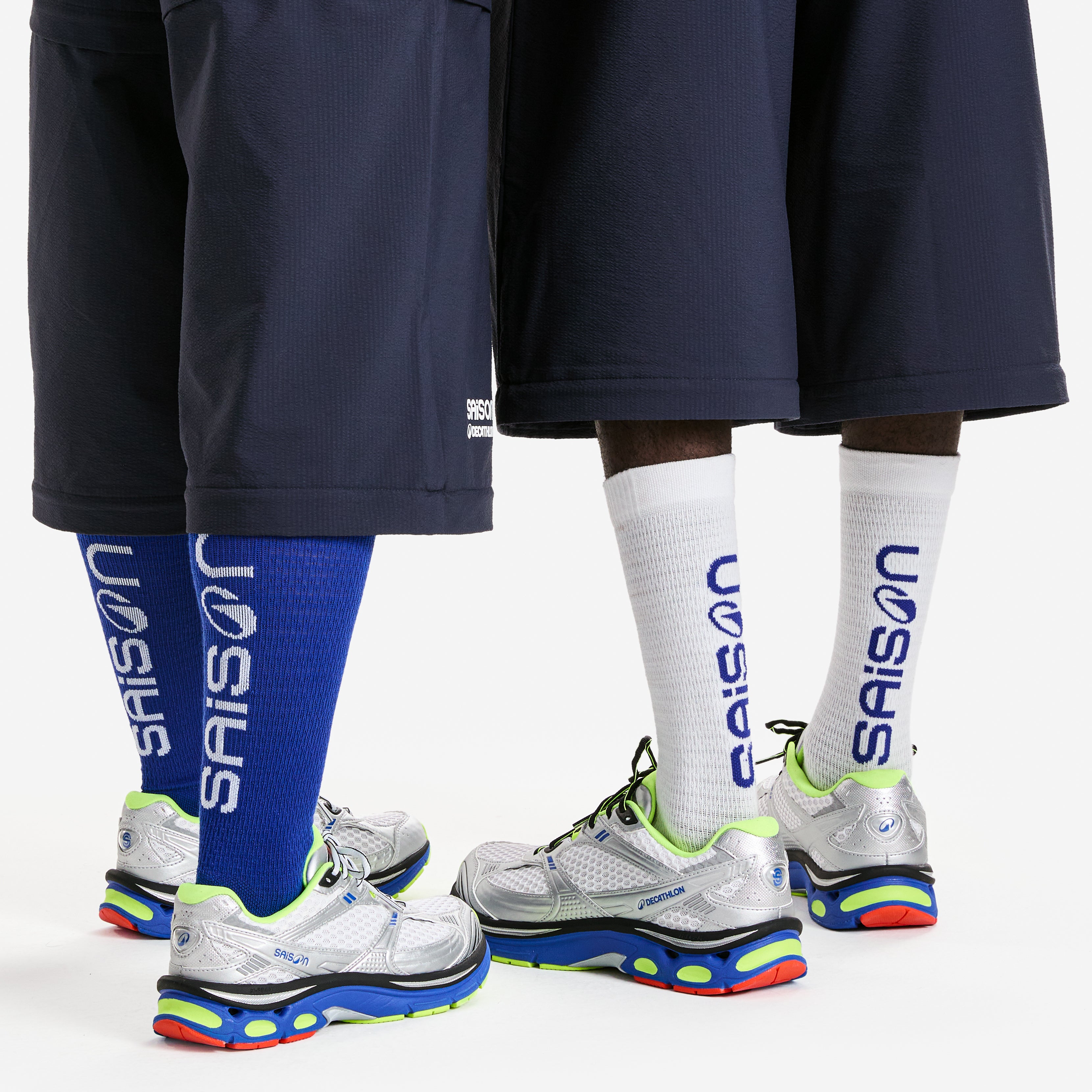 CHAUSSETTES - BLEU / BLANC