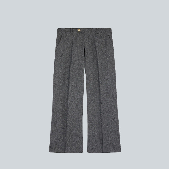 WALK IN PARIS THE FLARE TAILORING PANTS - GREY image 0