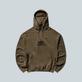 UMBRO LOGO MASK HOODIE - GREEN ARMY image 0