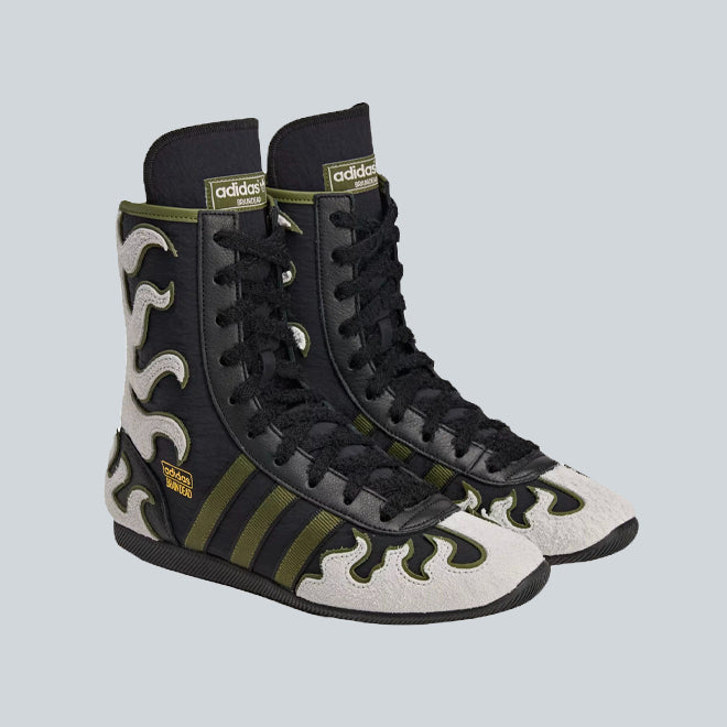 ADIDAS X BRAIN DEAD JAPON HI - CORE BLACK / CRYSTAL WHITE / GOLD METALLIC image 1