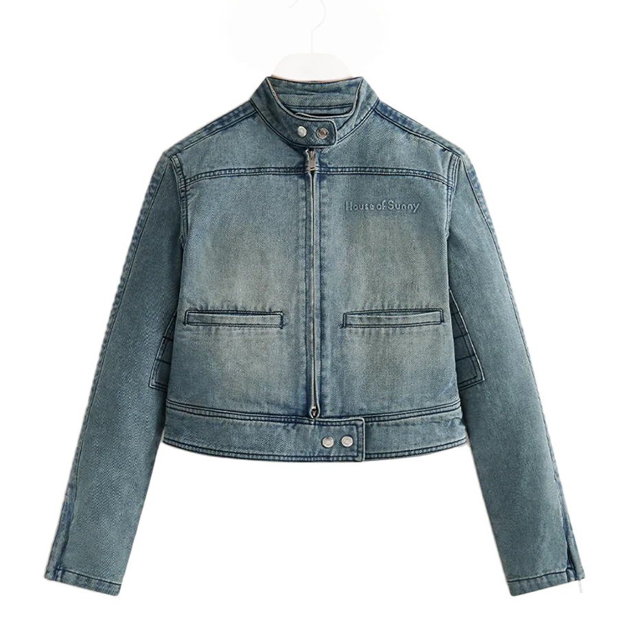 HOUSE OF SUNNY TAKE A TRIP JACKET - DENIM image 0