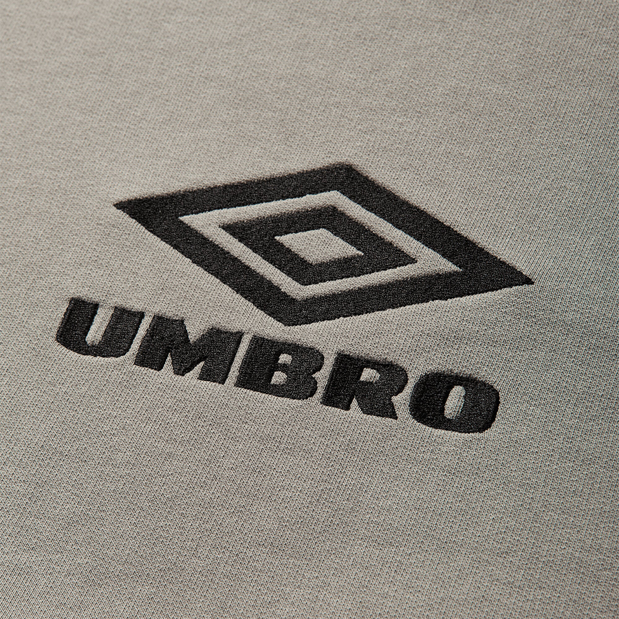 UMBRO LOGO MASK HOODIE - TAUPE image 3