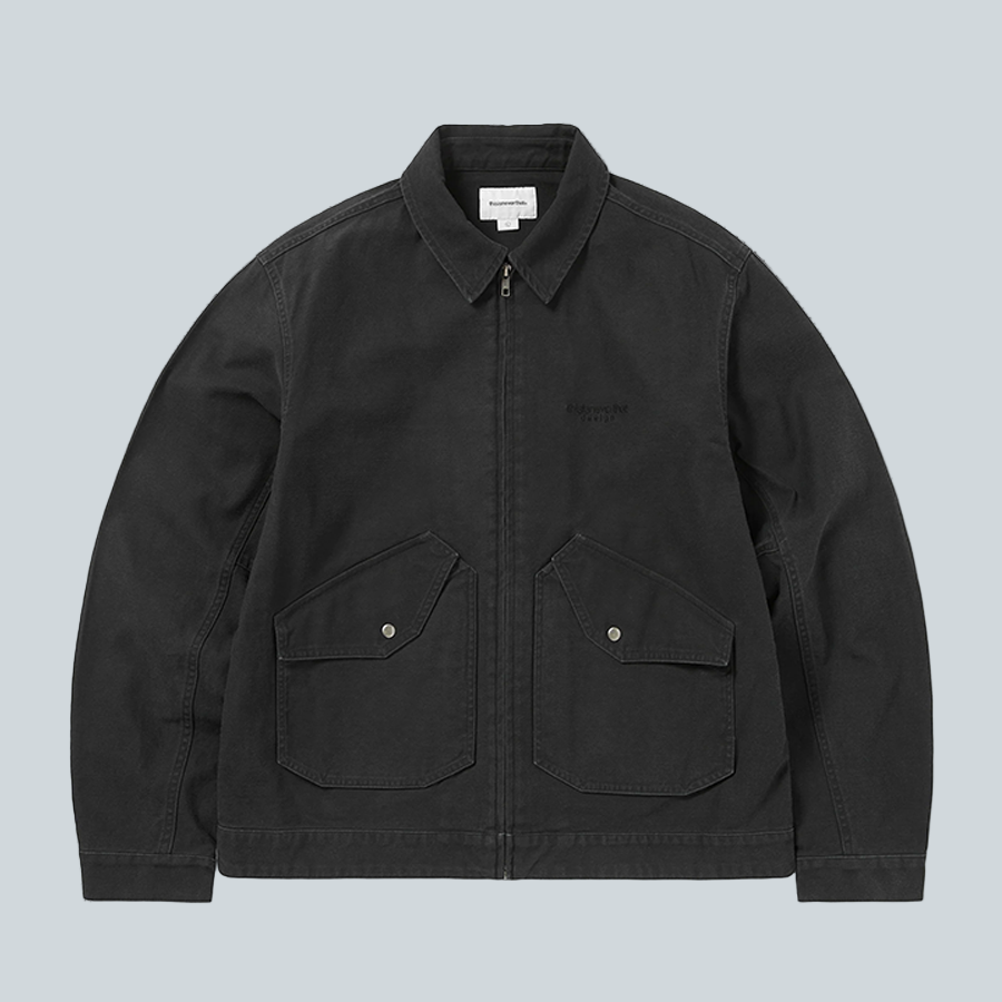 THISISNEVERTHAT WASHED WORK JACKET - BLACK image 0
