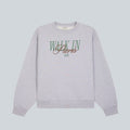 WALK IN PARIS WIP LOGO CREWNECK - GREY image 0