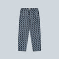 ALLOVER SQUARE DENIM PANTS - DENIM