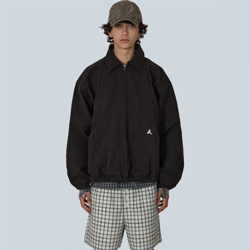 ASH CANVAS JACKET - WASHED BLACK
