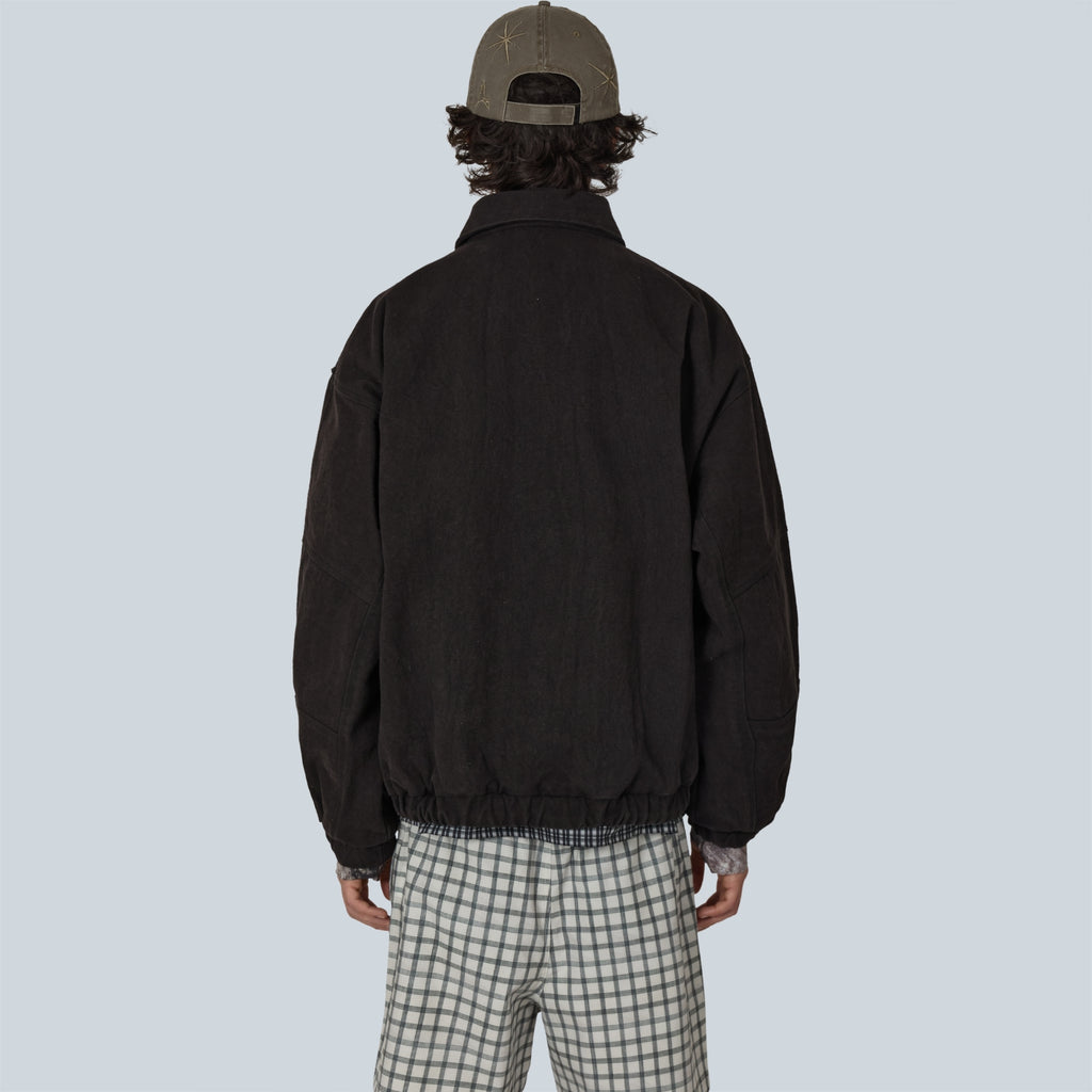 ASH CANVAS JACKET - WASHED BLACK