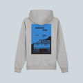 BACK POSTER HOODIE - GREY