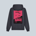 BACK POSTER HOODIE - NAVY