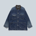 USED DENIM COVERALL - INDIGO
