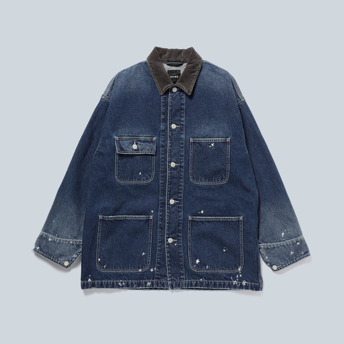 USED DENIM COVERALL - INDIGO